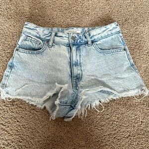 pacsun high rise festival jean shorts